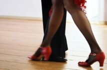 Abendmode für Schwangere: für den Tango (zu dritt)